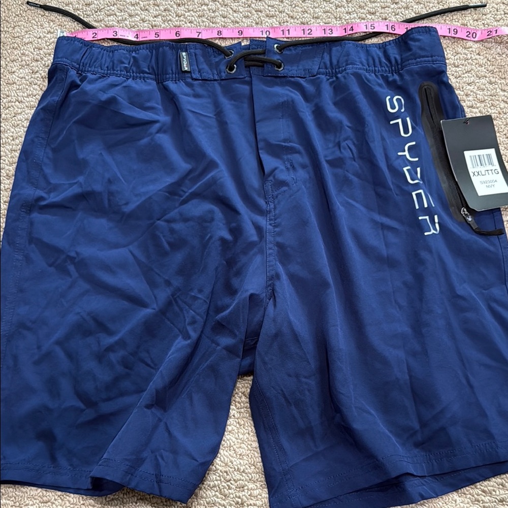 Spyder Blue Board Shorts Quick-Drying Swimwear